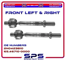 2X Inner Tie Rod Front For VW Crafter Man TGE 65467100000 2N0423810