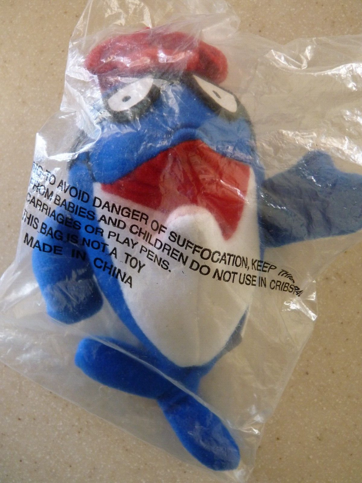 Starkist Charlie Tuna Beanbag Plush Toy 6" Advertising Mascot