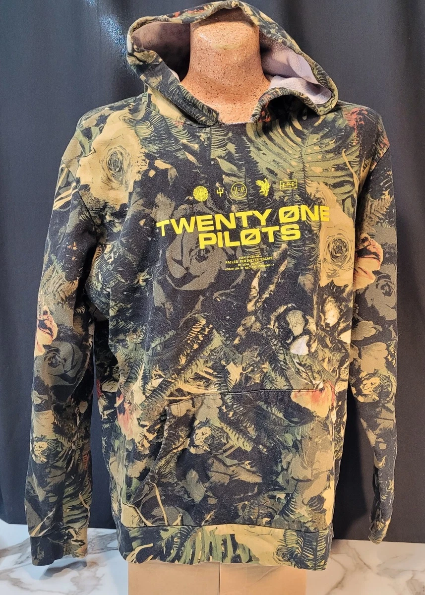 Bibliografía Clásico Estadio 21 Twenty One Pilots Trench Floral Camo Official Concert Tour Hoodie  X-Large | eBay