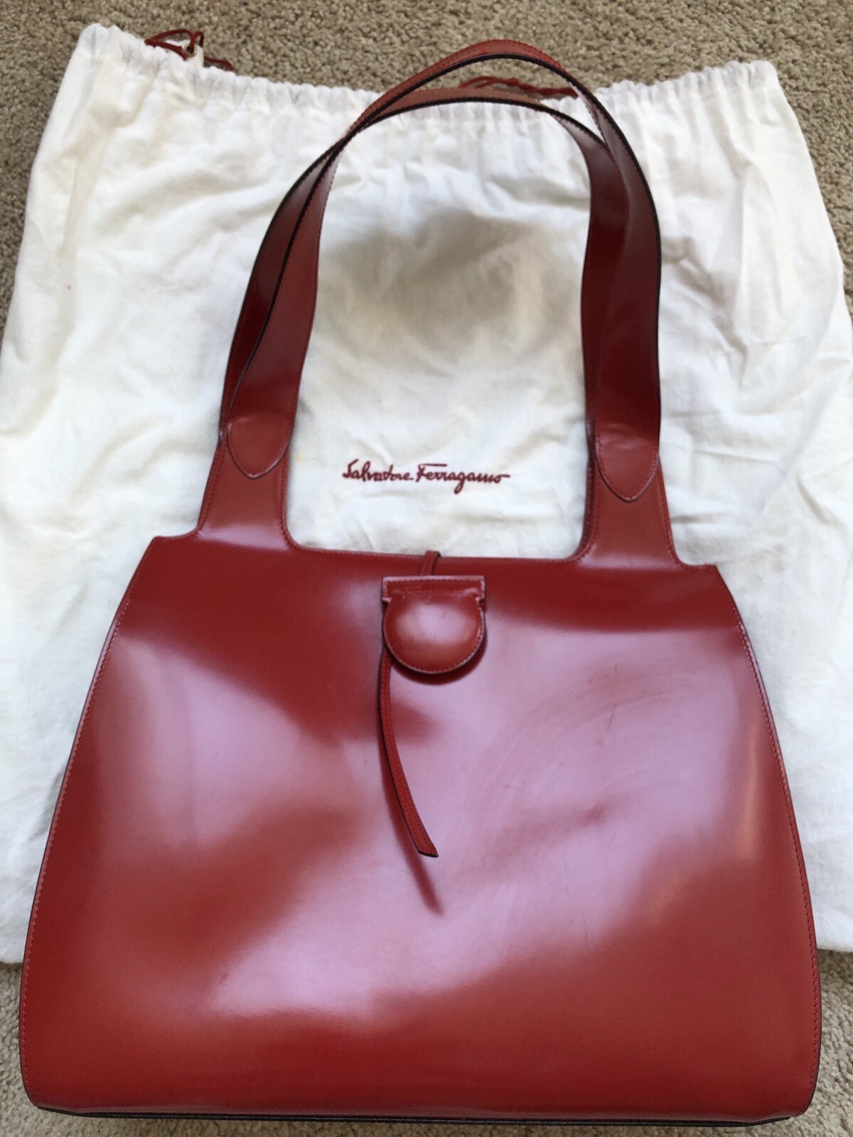 Authentic Vintage salvatore ferragamo bag New image 2