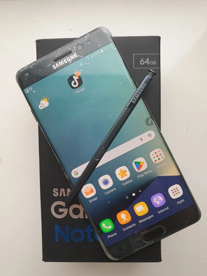 Samsung Galaxy Note 7 SM-N930FD Duos Black onyx, 64 GB, rare collector's, BOX - Image 3 of 4