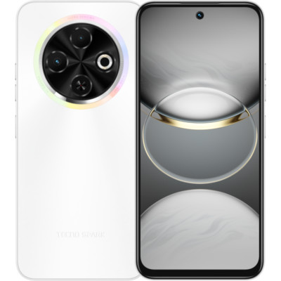 TECNO Spark 30C 8GB+256GB WHITE Dual SIM Unlocked Android Cell Phone
