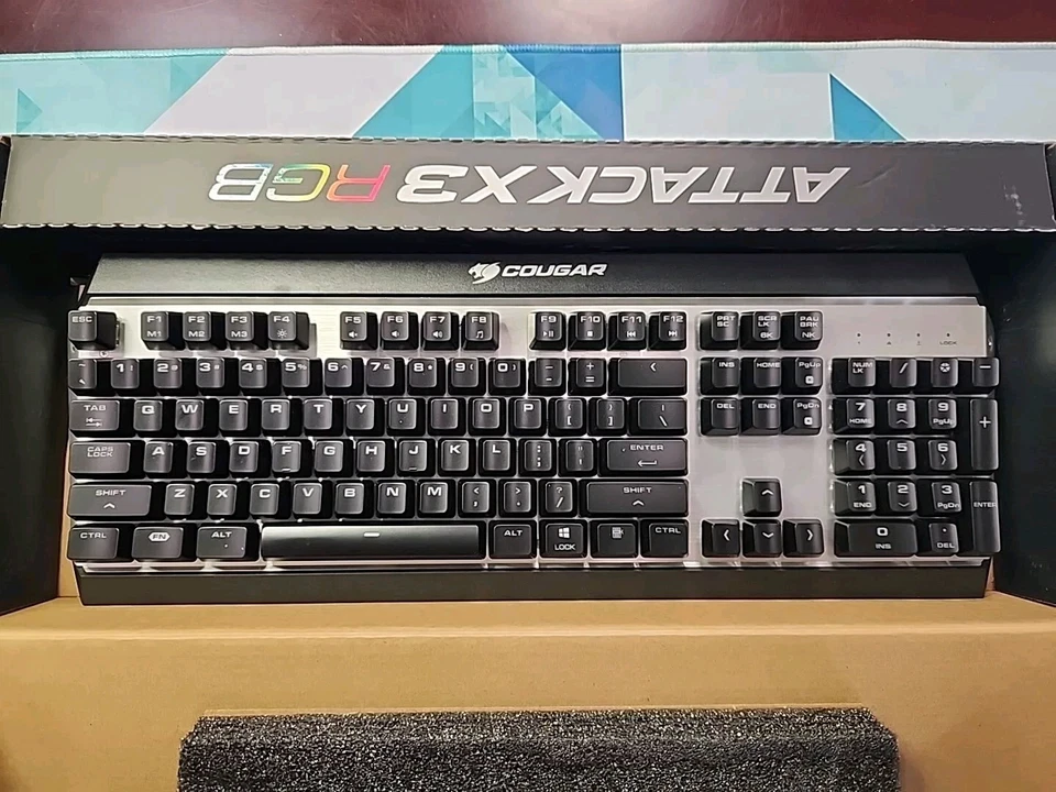 Cougar ATTACKX3RGB3IG Mechanical Gaming Keyboard 1000HZ RED MX Cherry Switch - Image 4 of 4