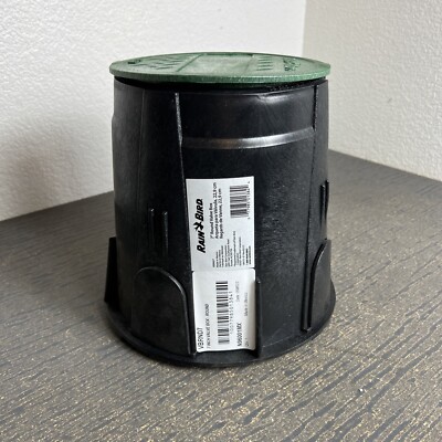 RainBird  7 inch Round ICV Valve Box with Green Cover VB7RND