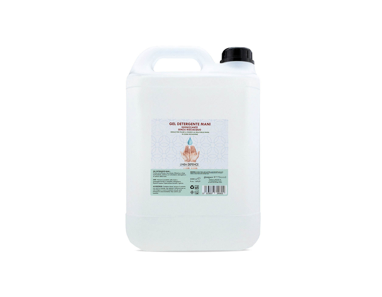 Gel Igienizzante 5 Litri Linea Defence | Ricarica Dispenser Professionale