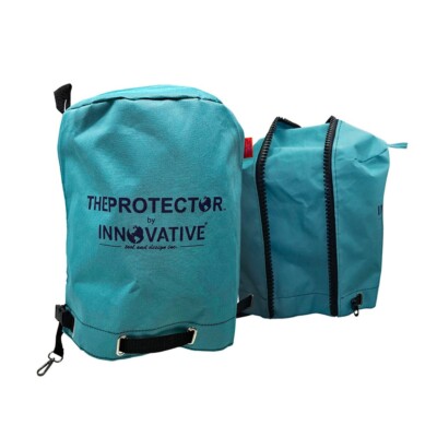 Trimmer cover, teal weedwacker wrap, weed cutter cover, edger cover, (x1)