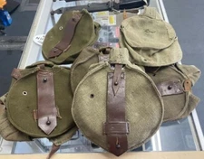 1 SOVIET RUSSIAN MILITARY-DRUM POUCH SOVIET COLD WAR ERA *