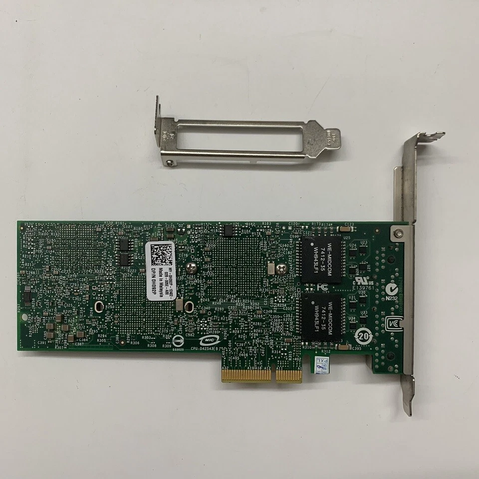DELL Intel E1G44ET PRO/1000 ET QUAD PORT PCI-E SERVER NIC DELL HM9JY CWKPJ - Image 3 of 4