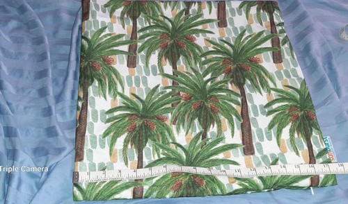 Sunburst Outdoor Living Palm tree Decorative pillow Cover 17"×17" measurement - Picture 7 of 7