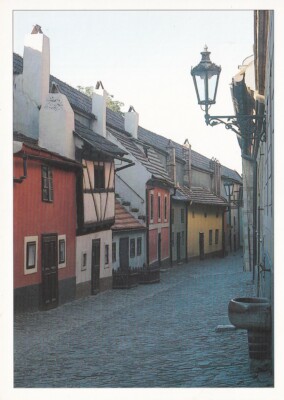 Alte Postkarte - Praha - Zlata Ulicka