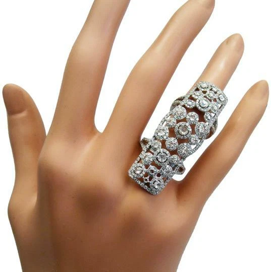 White gold knuckle best sale rings