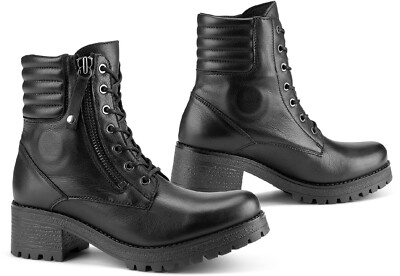 FALCO Damen Motorradstiefel MISTY wasserdicht Leder CE mit Protektoren Gr. 40