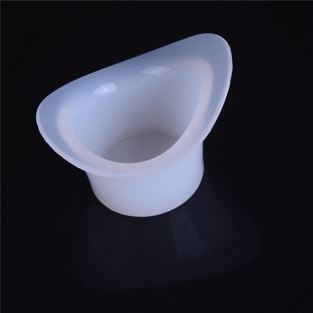 2PCS Silica gel Eye Flush Cups First Aid Wash Bath Plastic Cups、Fad ZYC