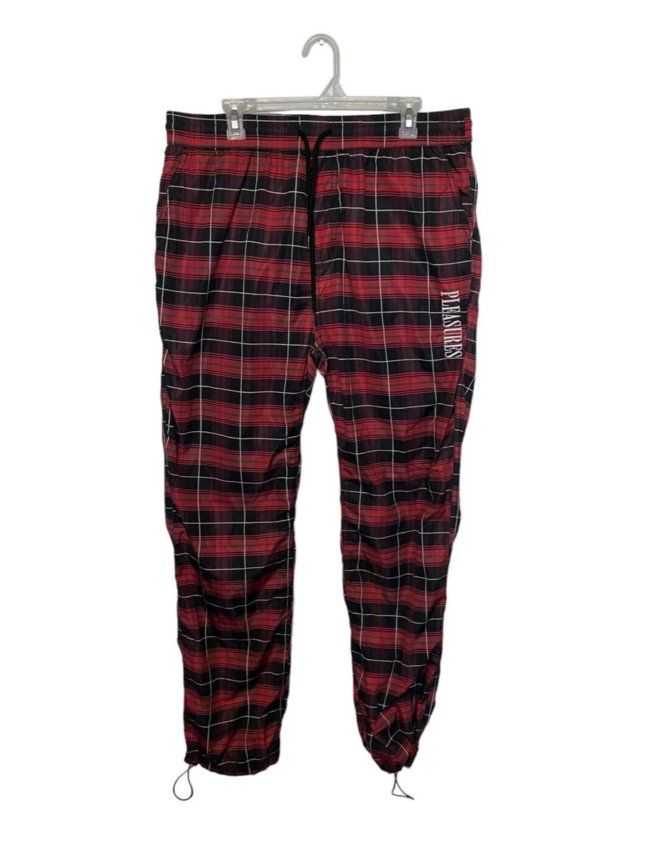 Red Plaid Loose Jogger Breathable Casual Harem Pants – Evalaxy