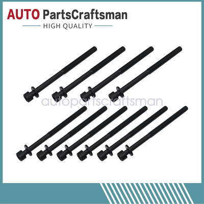 10Pcs Head Bolt Kit Fit Hyundai Elantra Coupe GT Kia Forte Soul 1.8L 2.0L New