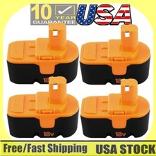 1 4Pack For Ryobi 18V PLUS 3.6Ah 18 Volt Ni-Mh Battery P100 13022 ABP1801 NEW