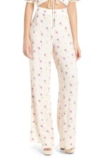 AFRM 157556 Women's Carter High Waist Wide Leg Pants ivory Sz. Small