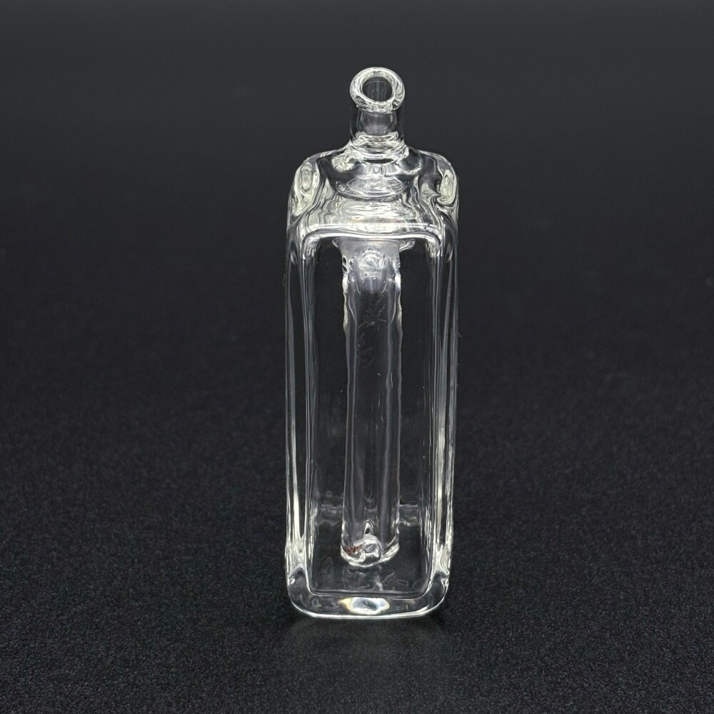 Mini Glass Hookah Bong - 7cm Portable Water Pipe With 2 Tubes & Bowl, Handmade Borosilicate Glass