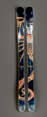 Icelantic Nomad 94 Skis 176cm 94mm Waist 129/94/121 Black/Orange *NEW*