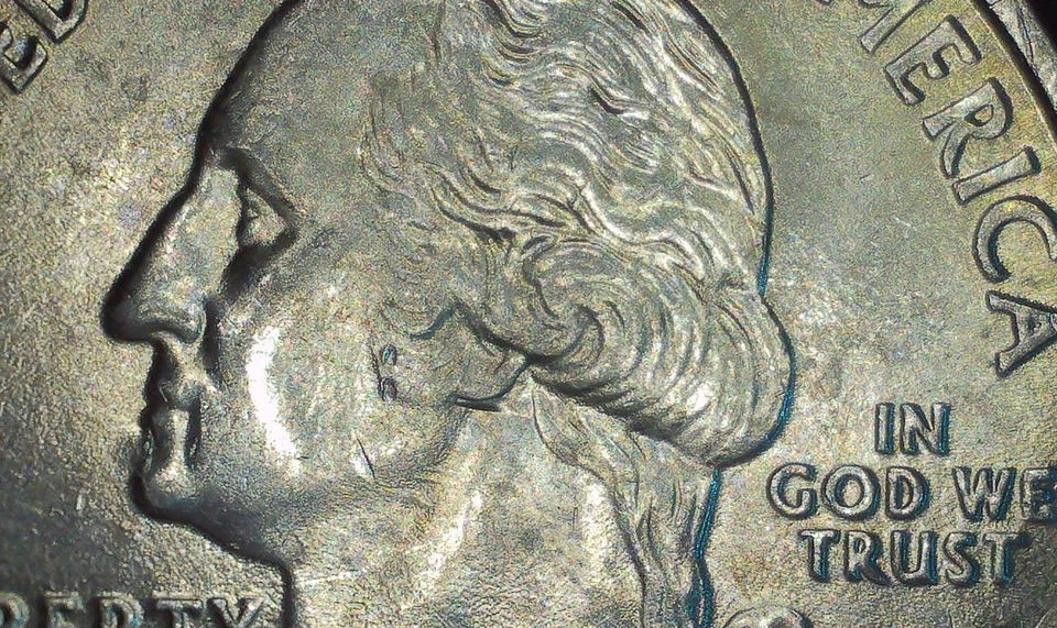 Clashed Die State Quarter Indiana US Coin 25c 2002 P UNC - Image 4 of 4