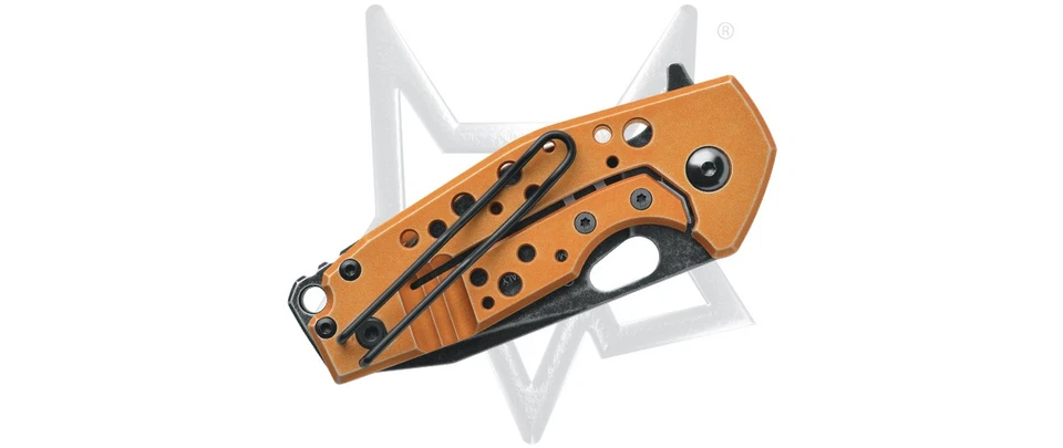 Fox Knives Suru Frame Lock FX-526 ALO N690Co Orange Aluminum - Image 2 of 2