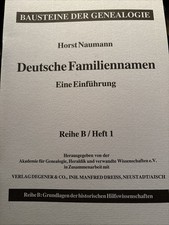 Naumann - Deutsche Familiennamen - Eine Einf�...