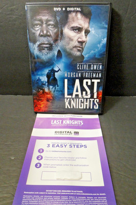 Last Knights (DVD + Digital Copy 2015 WS) Morgan Freeman, Clive Owen - LIKE NEW