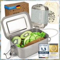 Brotdose Lunchbox Bento Box Brotzeitdose Edelstahl Auslaufsicher Dicht FäCher