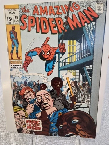 AMAZING SPIDER-MAN #99 - NICE VF/NM 9.0 - 1974 - LOW $69 B.I.N. !
