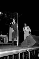 Rappers Kid and Play from Kid 'n Play performs at Kemper Arena in - Old Photo 1