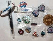 Domino's Pizza Tervis Coffee Cup Hat Pin Compass Pen Light Misc Lot 