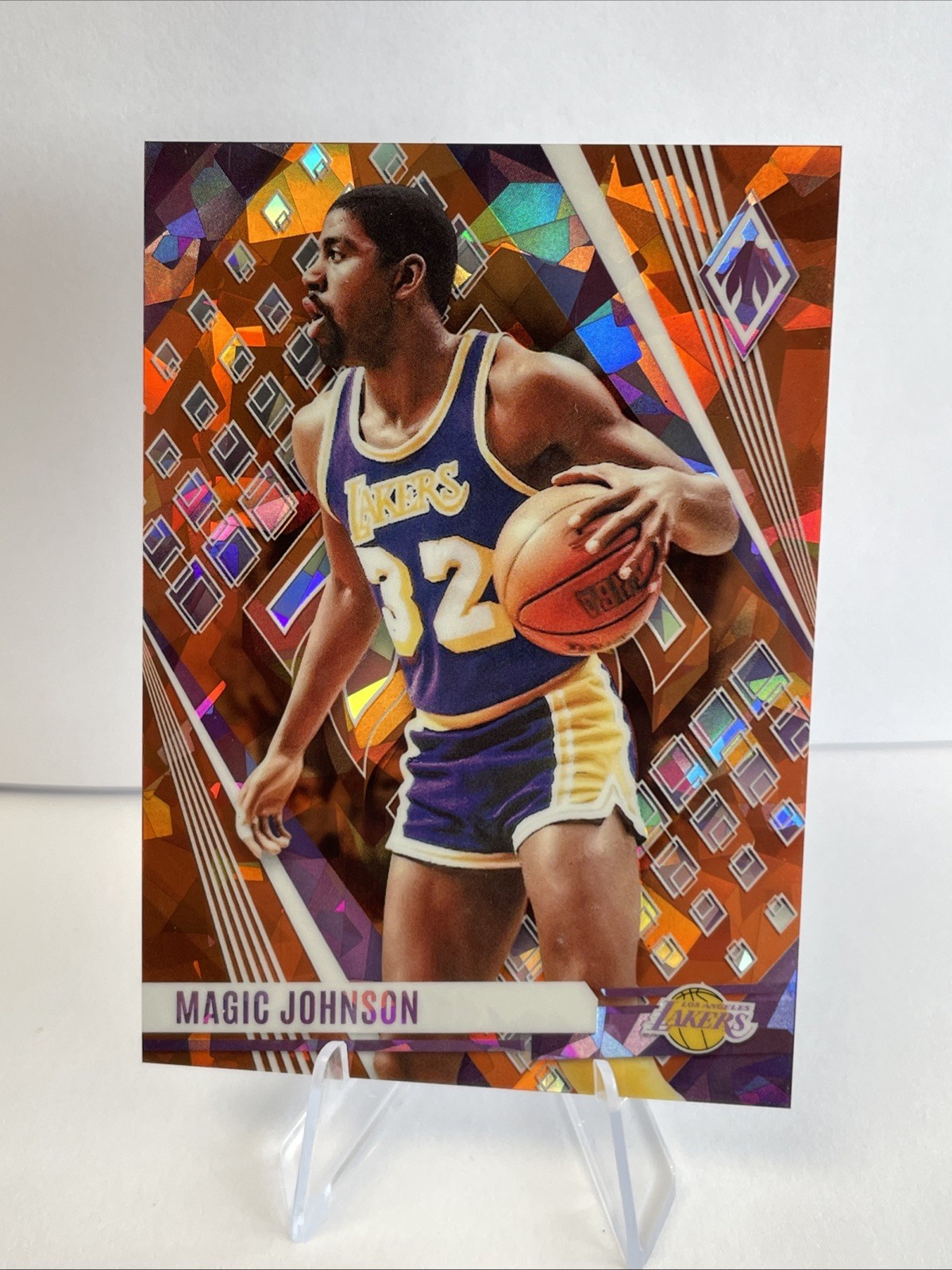 2023-24 Panini Phoenix - Magic Johnson #80 Orange Ice Phoenix /249