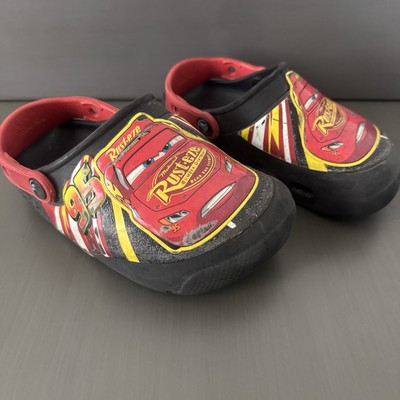 Lightening McQueen Light Up Clogs For Kids By Crocs