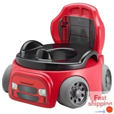 The First Years Training Wheels Racer Potty Chair and Toddler Toilet Seat