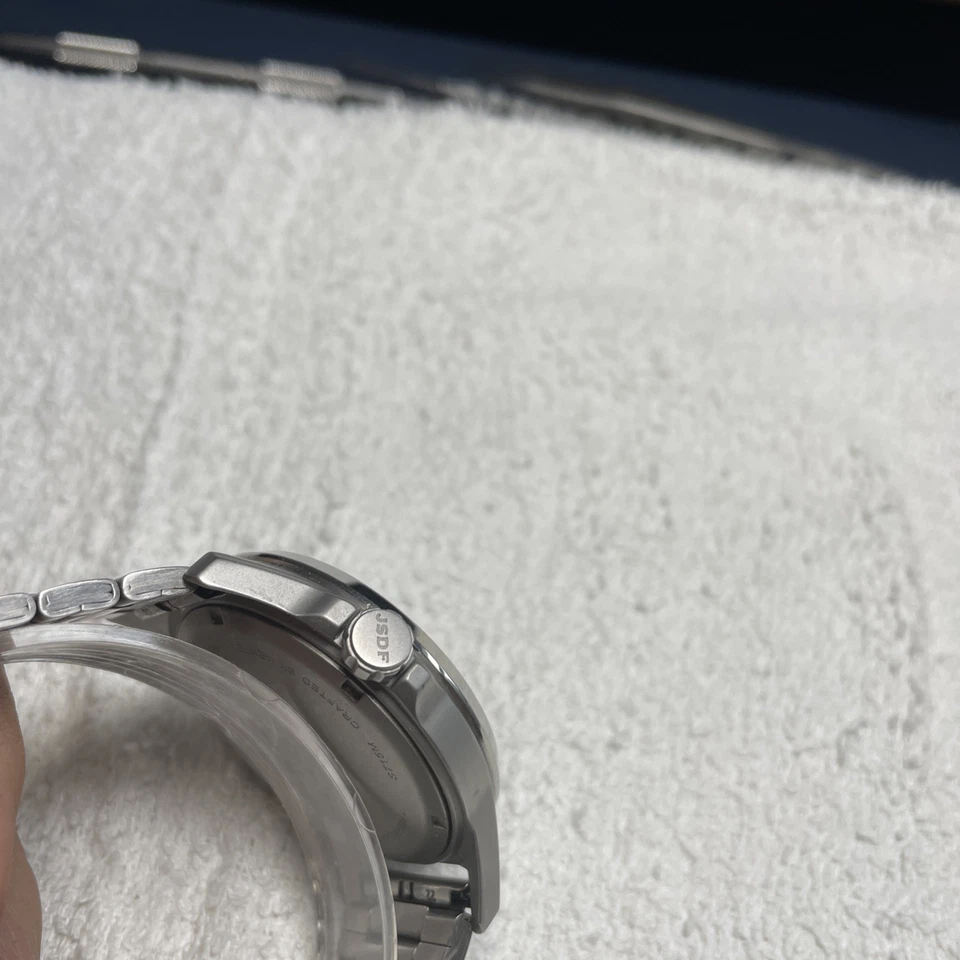 Reloj Militar Solar Ala Rescate Aéreo Kentex S715M JASDF 42.5mm Hecho en Japón Foto 4 de 4