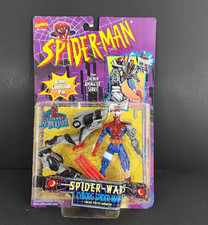 SpiderMan Cyborg Spider Man Action Figure Wars 1996 Toybiz Marvel NIB Vintage