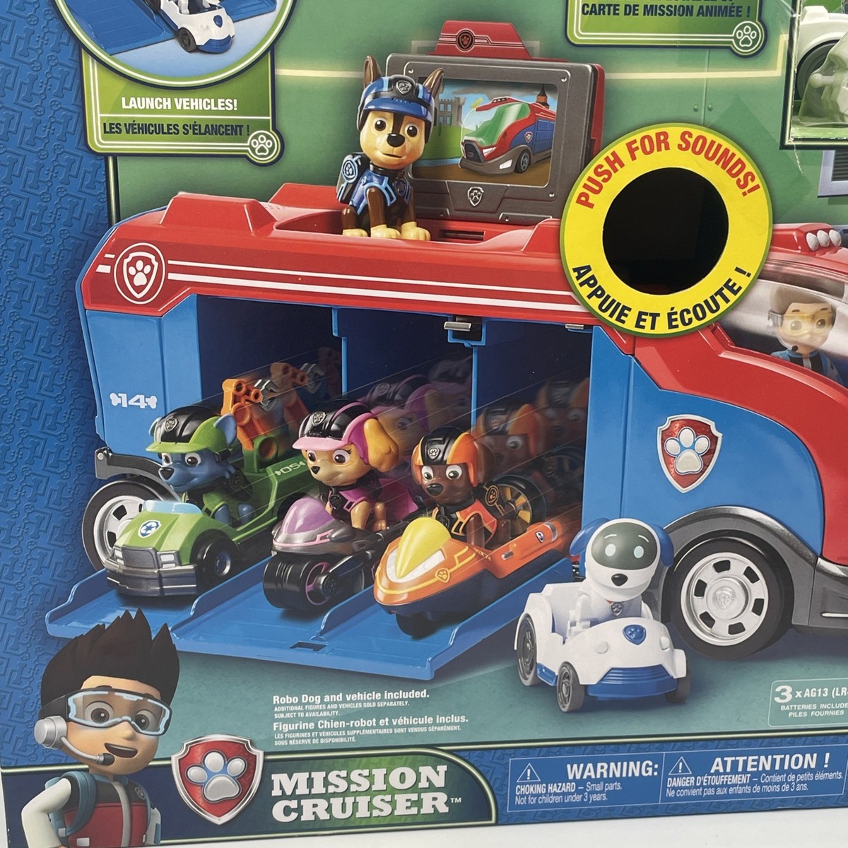 パウパトロール Paw Patrol Mission Paw Pretend Play - Mission Cruiser - Robo Dog