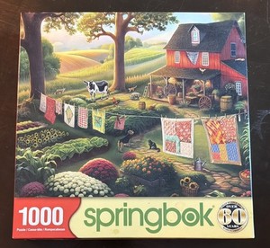 Country Farm Life 1000-Piece Springbok Jigsaw Puzzle 30x24