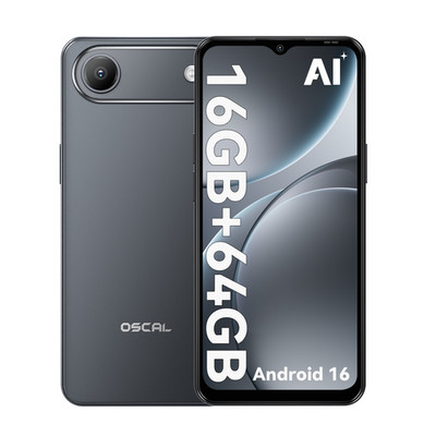 Blackview OSCAL FLAT 3C AI Smartphone 16GB+128GB 6,56'' Android 16 Dual SIM Handy