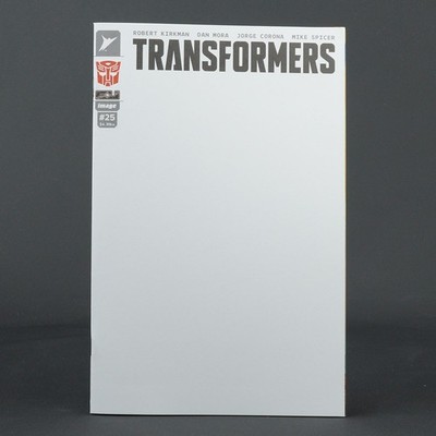 TRANSFORMERS #25 Cvr G Blank Sketch Autobot Image Comics 2025 0825IM0269 25G