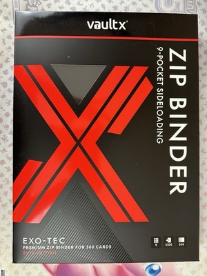Vault X SV10 Destined Rival Exo-Tec 9 Pocket Zip Binder Pokemon Sealed