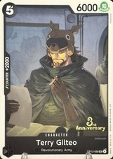 • Terry Gilteo • OP13-088 3rd Anniversary Gold Stamp Promo One Piece TCG NM