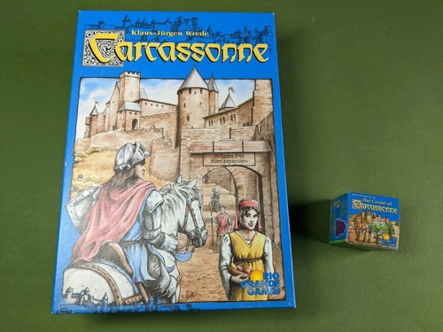 Carcassonne (1st Edition) and Count of Carcassonne mini expansion