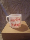 Federal Glass Vintage Mug Cup House Work is a Bitch Mid Century Modern Kitchen