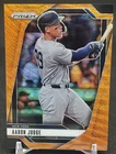 2025 Prizm Aaron Judge #26 Orange Wave Prizm /49 NY Yankees #d SP Bookend 1/1