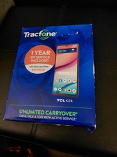 BRAND NEW - Tracfone - TCL K24 - 64 GB Memory...