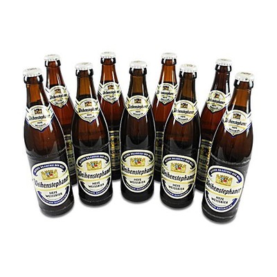 (4,62 /1l) Weihenstephaner Hefeweissbier Hell (9 Flaschen à 0,5 l / 5,4 % vol.)