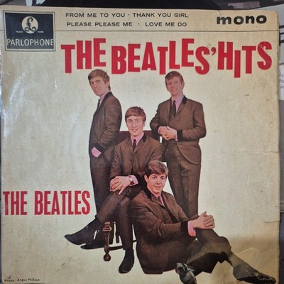 The Beatles - The Beatles' Hits 7'', EP, Mono,Extremely rare hybrid  variant,Vg++