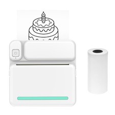 Mini Printer Portable Thermal Printing Machine Wireless BT Con XJBY