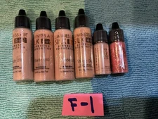 6 Luminess Air Airbrush Makeup Foundation. Various Shades. Mixed Lot. See Pics.
